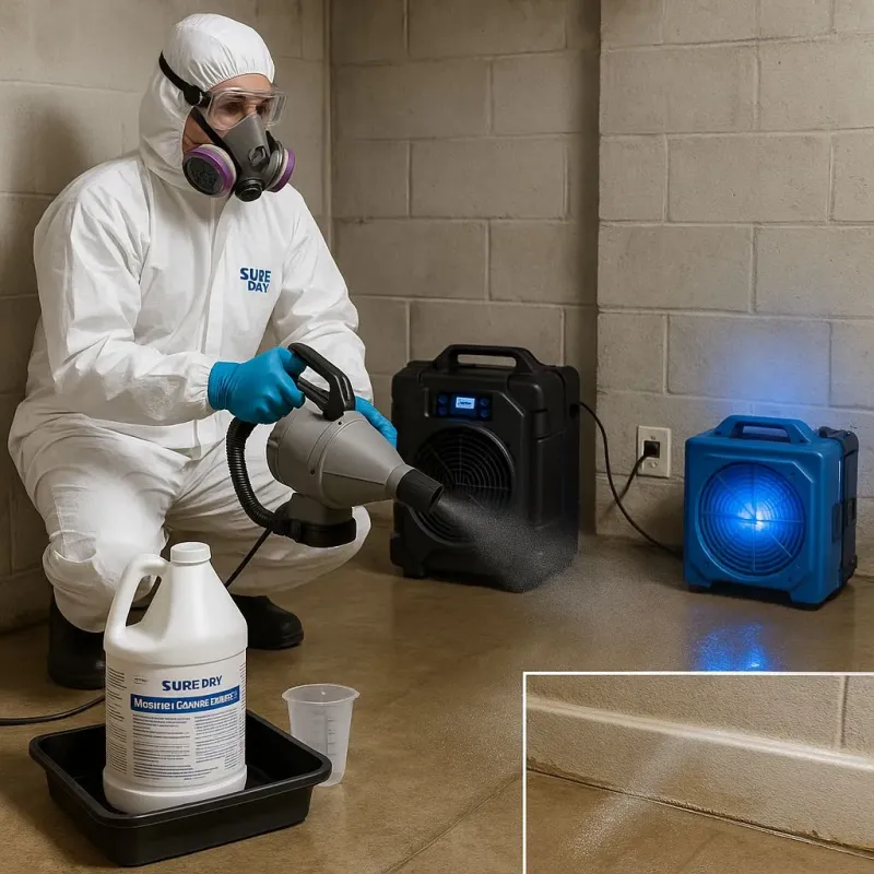 Sanitization and Odor Removal process in Leominster, MA